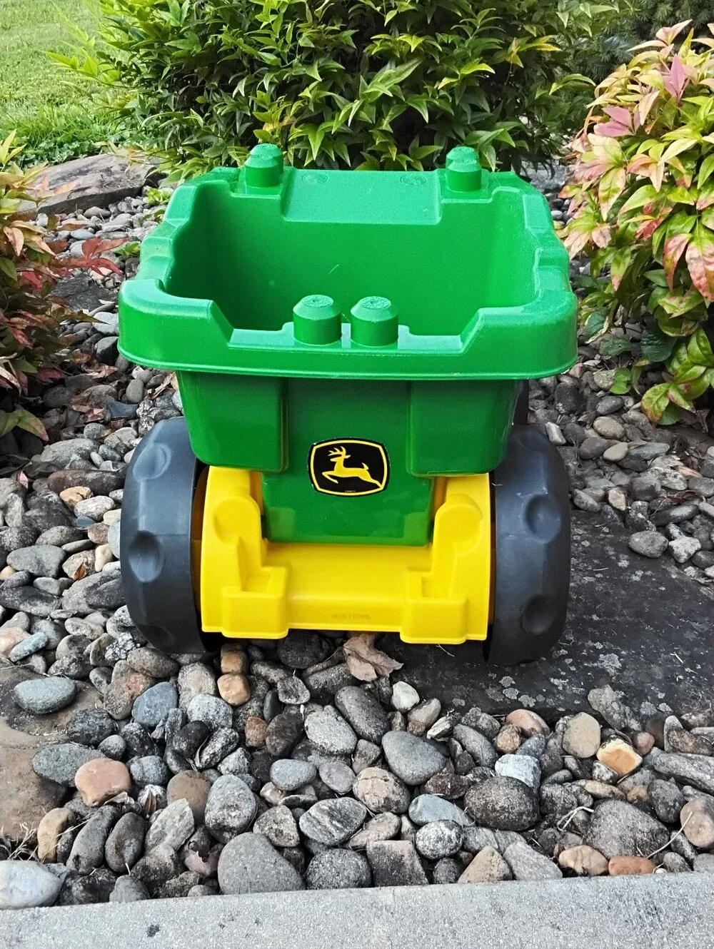 John Deere Green and Yellow Mega Block Large Toy Dump Truck